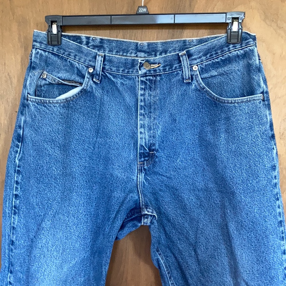 Wrangler relaxed fit jean 38x30 cotton denim - Picture 8 of 17